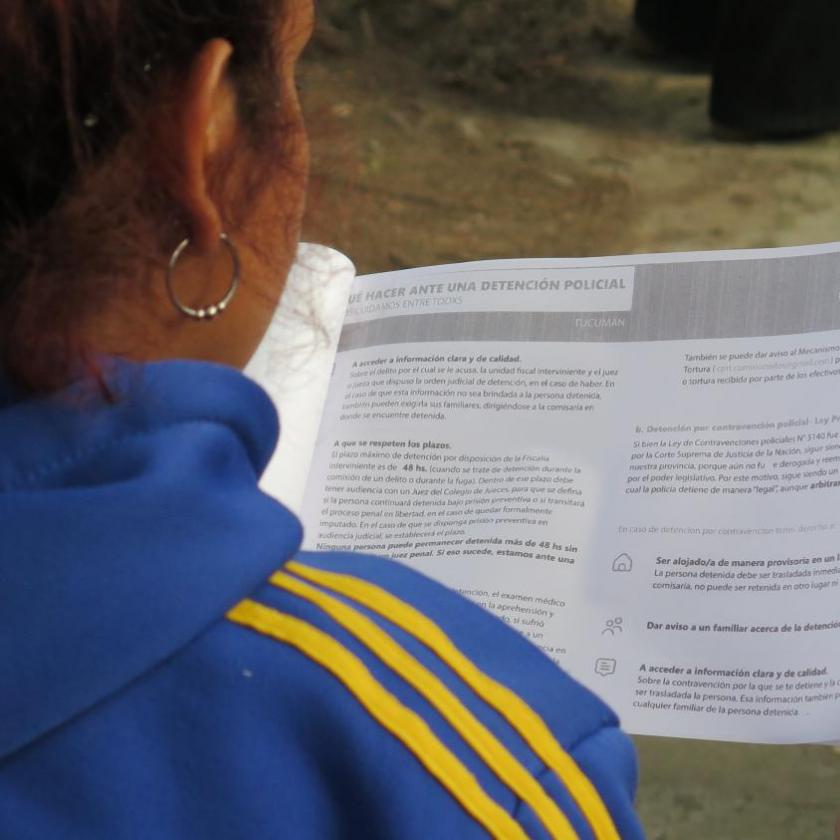Violencia institucional en Tafí Viejo: ANDHES solicitó el rol de querellante institucional en una causa por abuso policial contra adolescentes